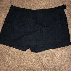 CAbi Navy Eyelet Skort